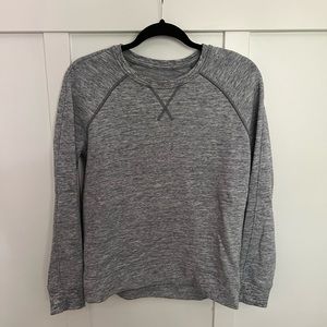 Blue/grey Heathered Lululemon Crewneck (size 4)
